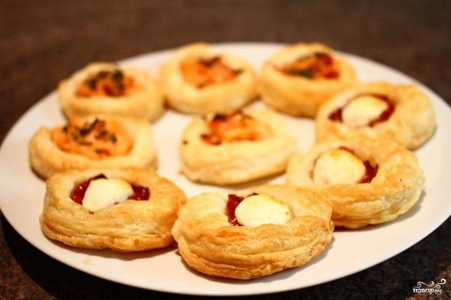 Рецепт слоеных тарталеток