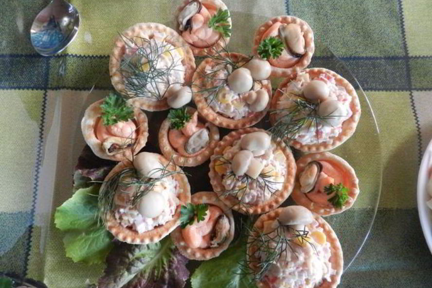 Рецепт тарталеток для фуршета