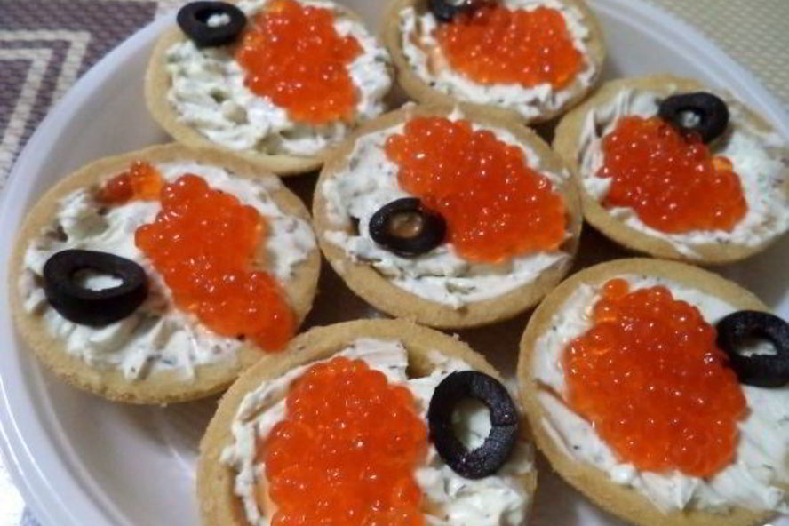 Рецепт тарталеток на праздничный стол