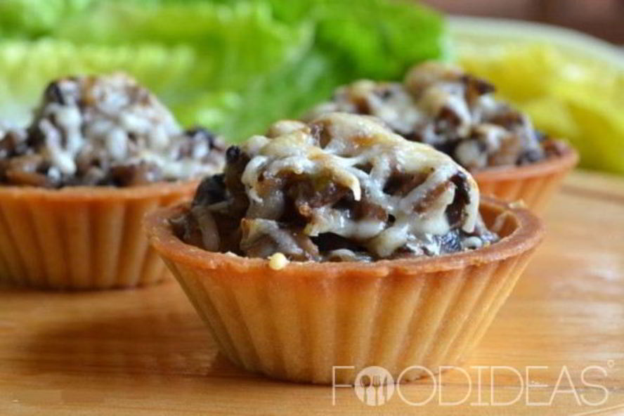 Рецепт тарталеток с грибами