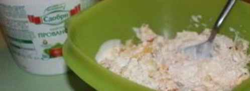 тарталетки с курицей и ананасом. Шаг 5