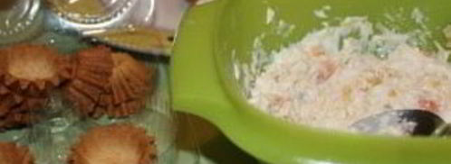 тарталетки с курицей и ананасом. Шаг 7