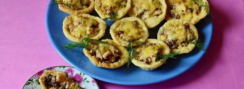 тарталетки с курицей и грибами. Шаг 13