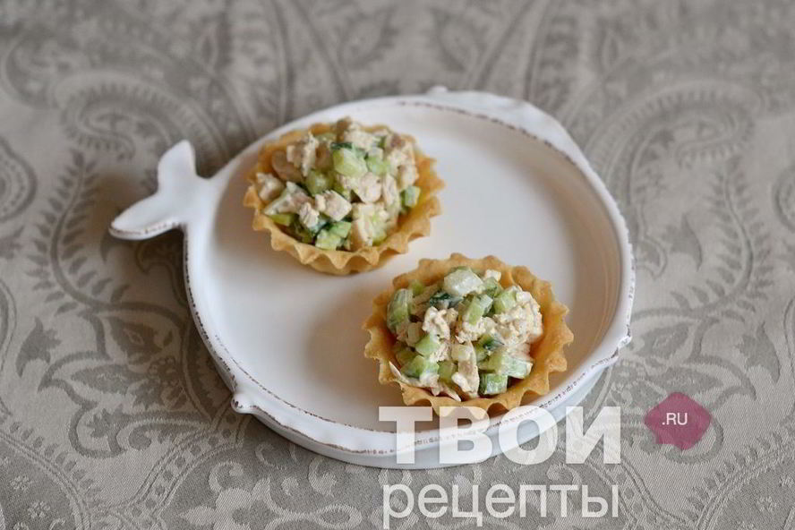 Рецепт тарталеток с курицей