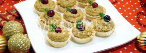 тарталетки с паштетом из фасоли. Шаг 10