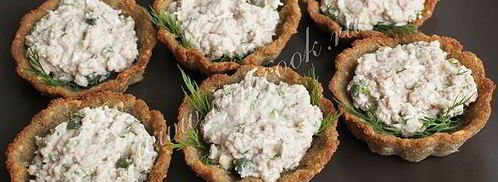 тарталетки с печенью трески. Шаг 12