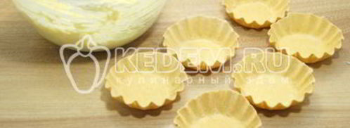 тарталетки с пикантным салатом. Шаг 7