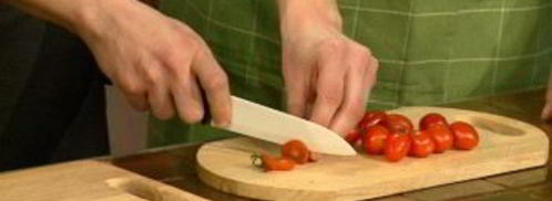 тарталетки с ветчиной и помидорами. Шаг 4