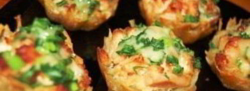 тарталетки с ветчиной и помидорами. Шаг 8