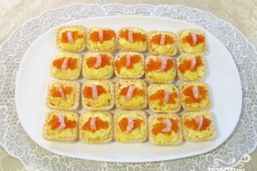 Рецепт тарталеток закусочных