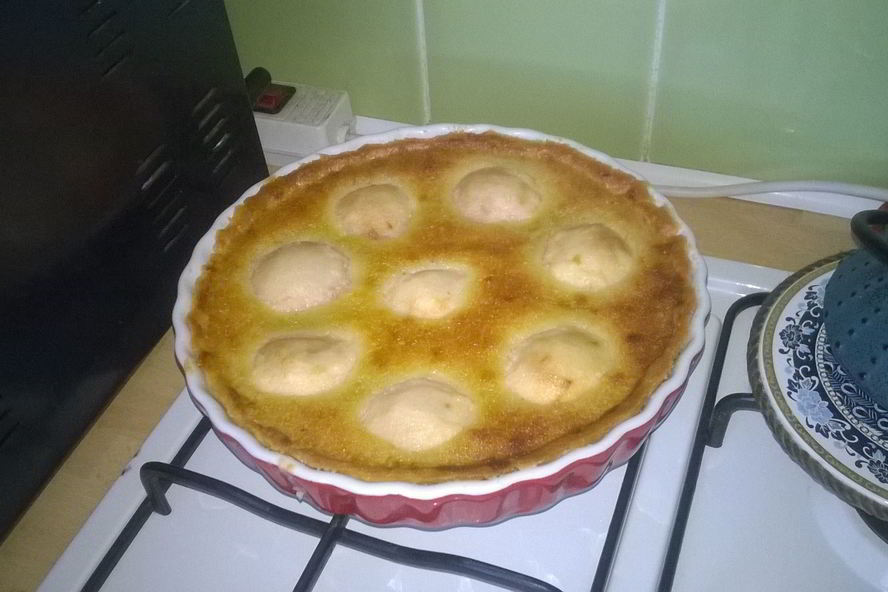 Рецепт грушевого тарта с кремом франжипан