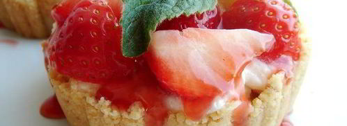 клубничный тарт с манным пудингом. Шаг 4