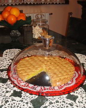 Нежный песочный тарт с лимонным кремом