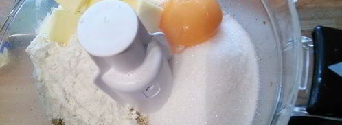 ореховый тарт с персиковым курдом. Шаг 3