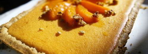 ореховый тарт с персиковым курдом. Шаг 17