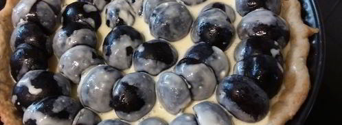 сливовый тарт с фисташковым штрейзелем. Шаг 11