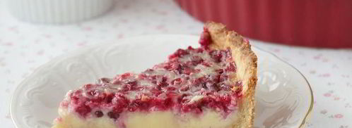 тарт с белым шоколадом и брусникой. Шаг 12