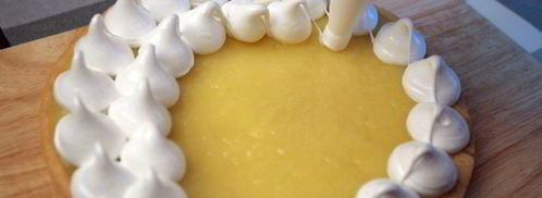 тарт с лимонной начинкой и белковым кремом. Шаг 21