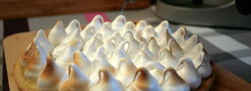 тарт с лимонной начинкой и белковым кремом. Шаг 22