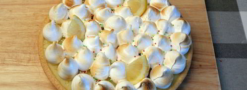 тарт с лимонной начинкой и белковым кремом. Шаг 23