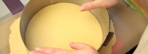 тарт с лимонной начинкой и белковым кремом. Шаг 7