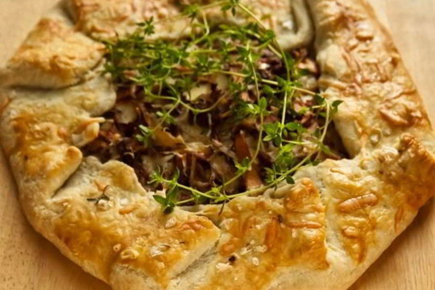 Рецепт тарта с лисичками