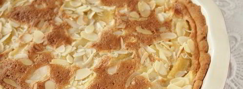 тарт с миндалем и яблоками. Шаг 12