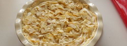 тарт с миндалем и яблоками. Шаг 11