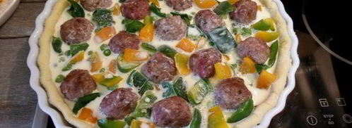 тарт с мясными фрикадельками. Шаг 12