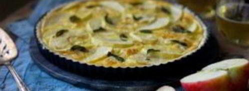 тарт с яблоками и сыром. Шаг 8