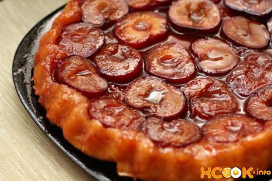 Рецепт тарта татен со сливами