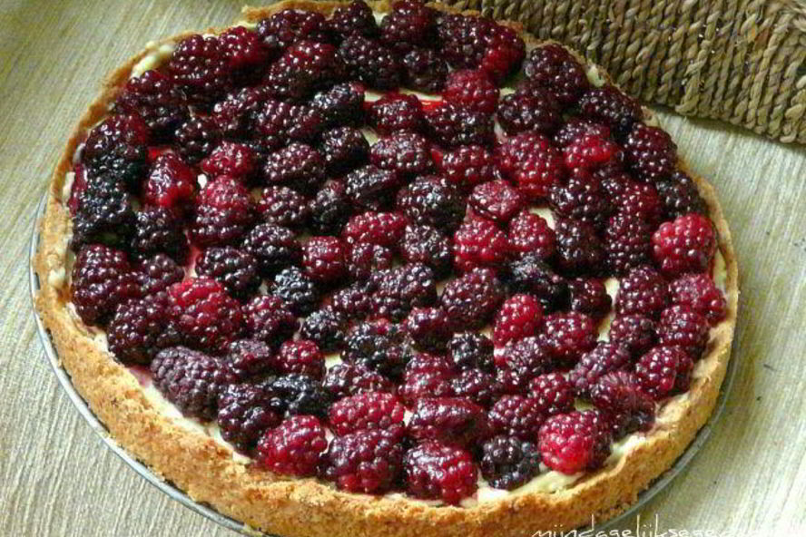 Рецепт ягодного тарта с франжипаном и лимонным кремом