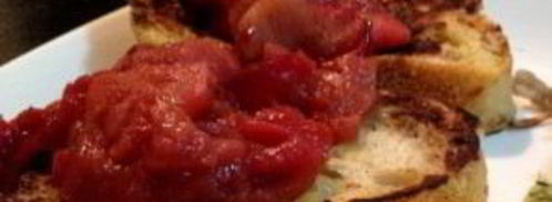 французские тосты с яблоками и сливами. Шаг 6