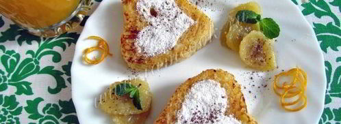 французские тосты в виде сердца. Шаг 17