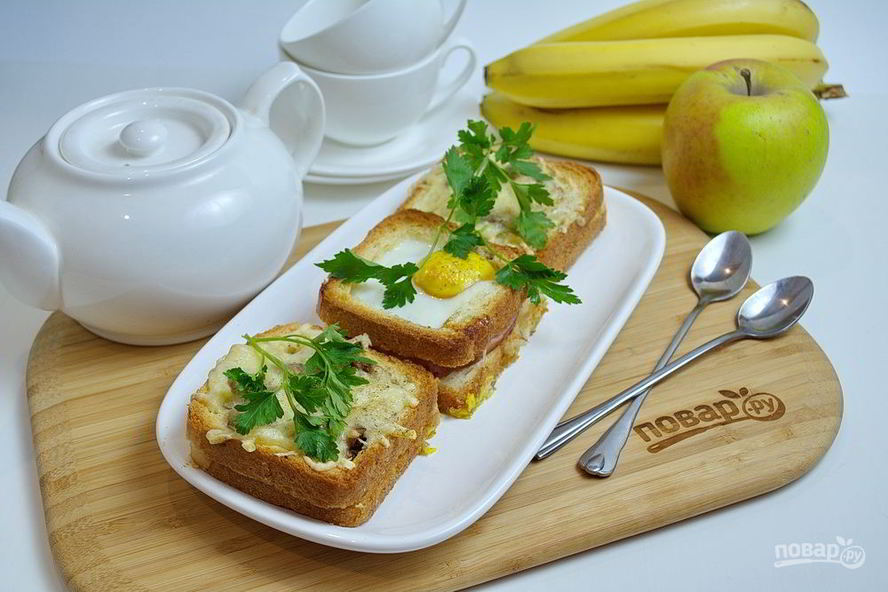 Рецепт необычных тостов к завтраку