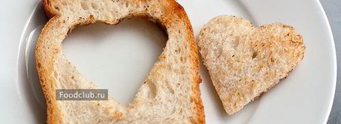 тост-валентинка. Шаг 6