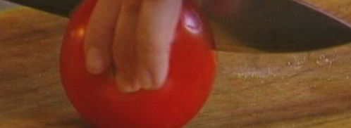 тосты на завтрак с творогом, помидорами и грибами. Шаг 4