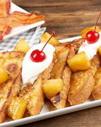 Тосты с ананасом