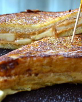 Тосты с бананом