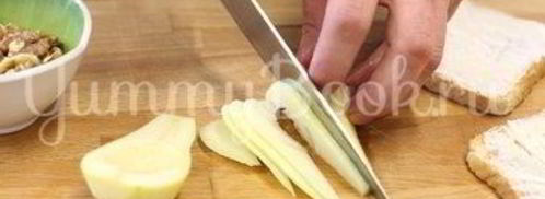 тосты с грушей и медом. Шаг 3