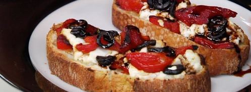 тосты с козьим сыром. Шаг 7