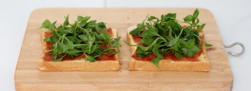 тосты с креветками. Шаг 5