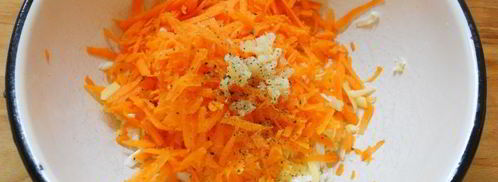 тосты с морковно-сырным салатом. Шаг 5