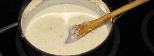 тосты с сырным соусом и помидорами черри. Шаг 5