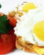 Тосты с сыром и яйцами