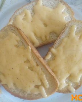 Тосты с сыром на сковороде