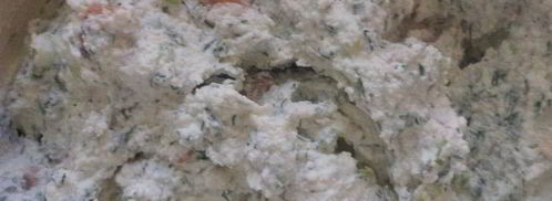 тосты с творожно-лососевой начинкой. Шаг 4