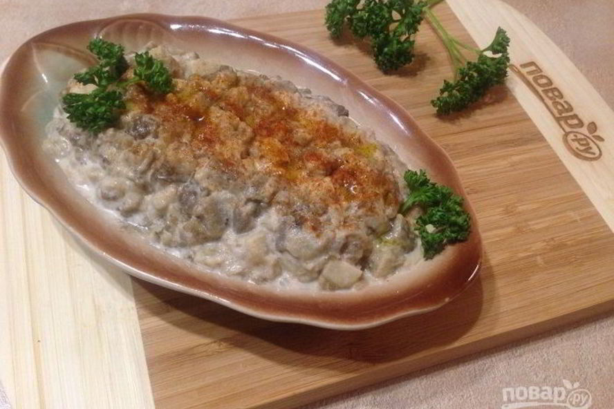 Рецепт турецкой закуски из баклажанов