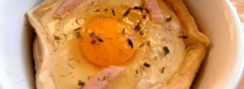 глазунья в съедобной сковородке. Шаг 17