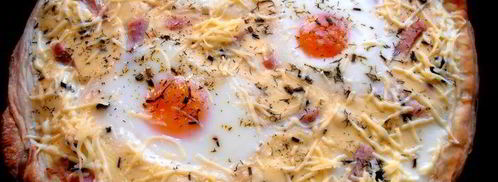 глазунья в съедобной сковородке. Шаг 18